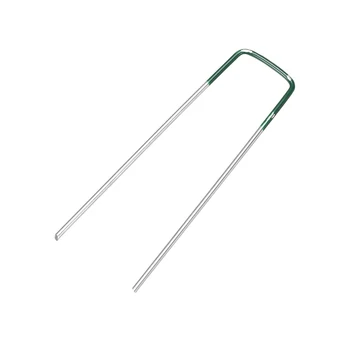 

uxcell 30pcs 100-300mm Length U-Shaped Garden Staples Pegs Ground U Pins Square 2mm 3mm 4mm Dia for securing ground sheet