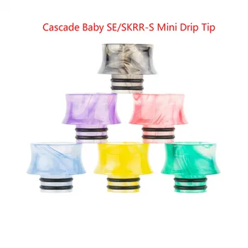 

Cascade One Cascade Mini/Cascade Baby SE/SKRR-S Mini/Eleaf Melo 4/Melo 5 510 Drip Tip Ultem Delrin Recurve Mouthpiece