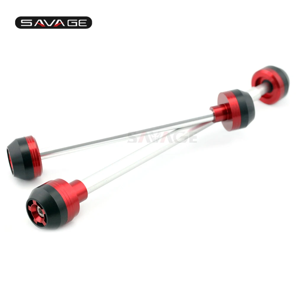 Front Rear Axle Fork Wheel Protector Sliders Falling Protection (37)