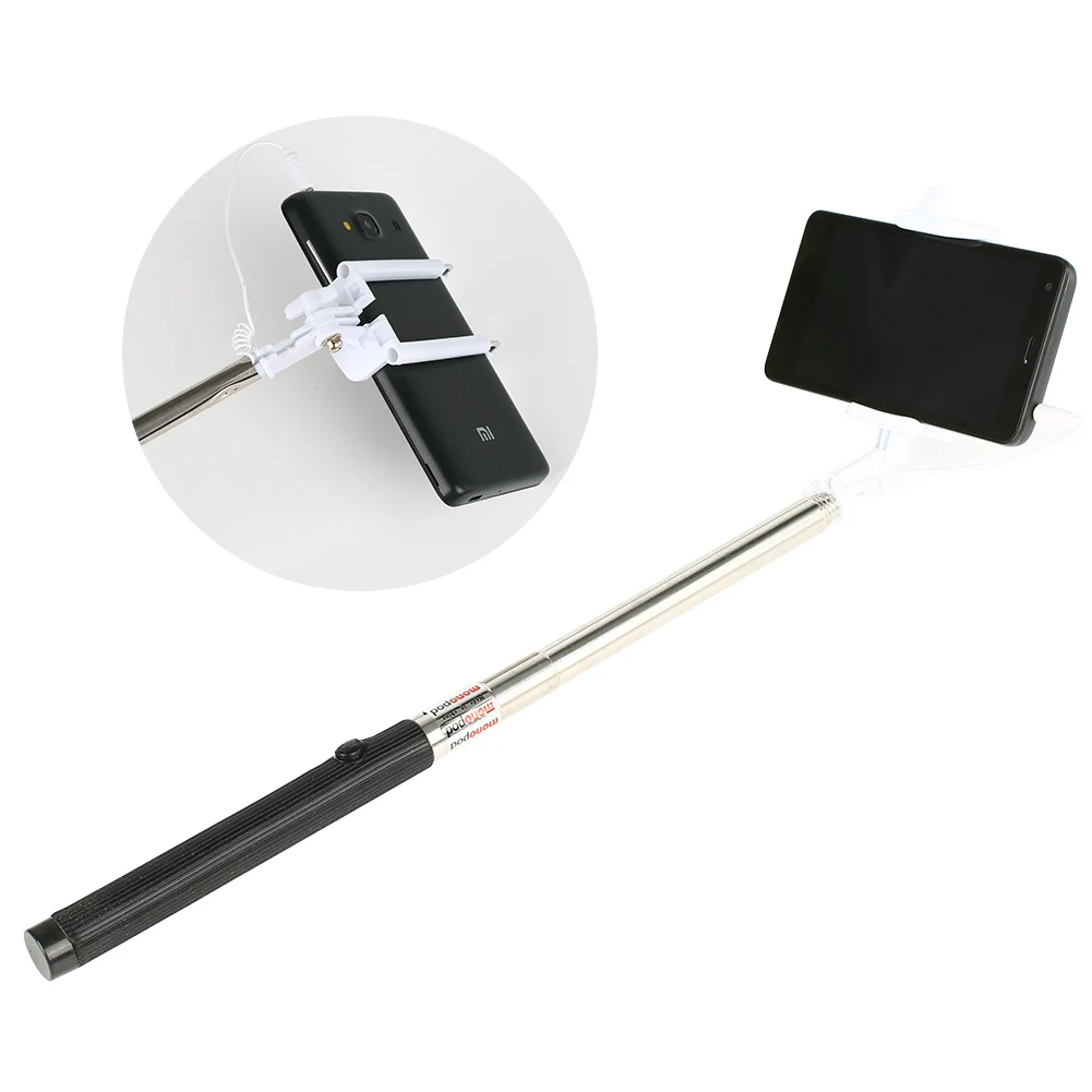 Universal Selfie Sticks Extendable Travel Handheld Self Timer Pole Artifact Palo Selfi Monopod Tripod for iPhone 7 Plus Hi 888