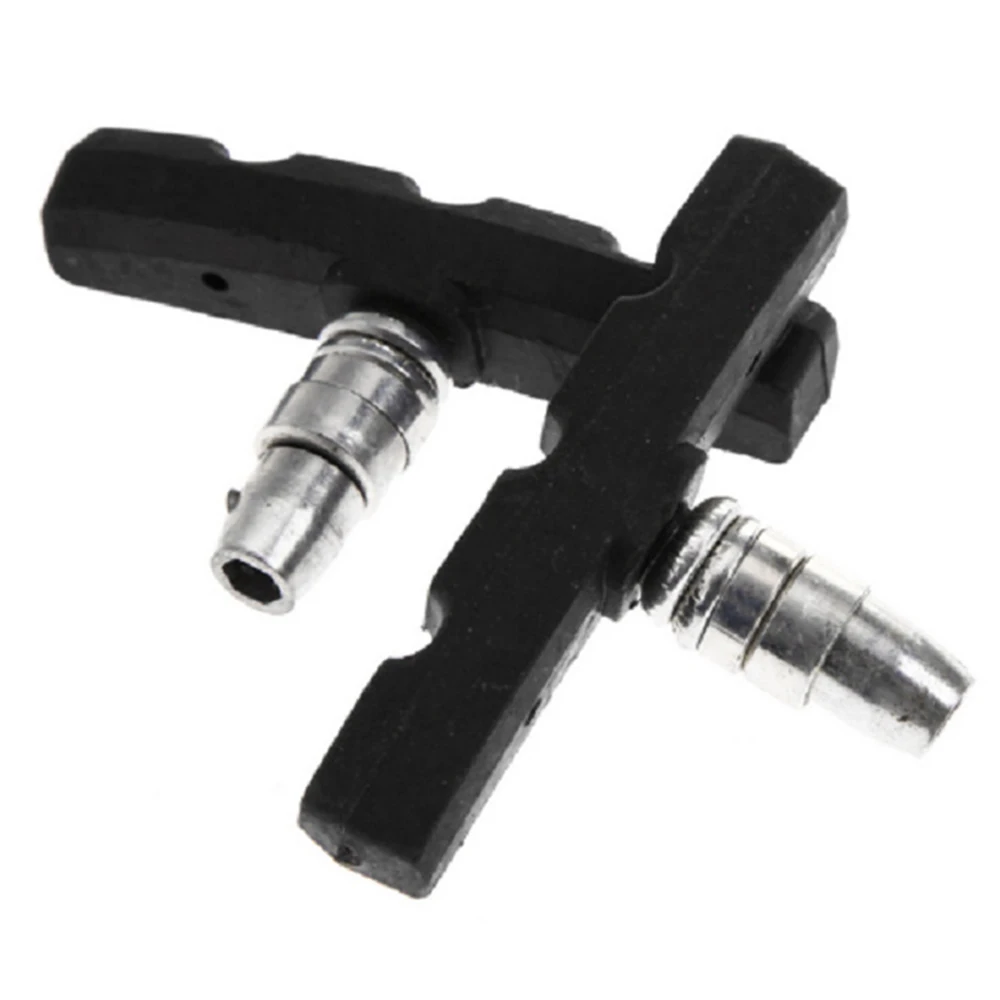 4pcs Bike Brake pads MTB Bicycle Braking V-Brake Holder Shoes Rubber Blocks Durable Cycling Accessories Bicycle Parts