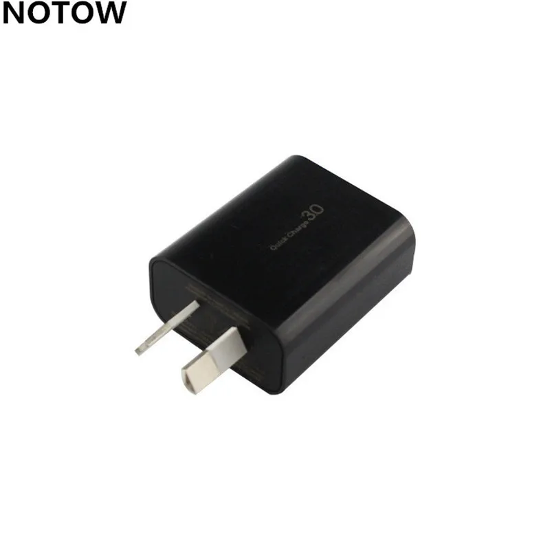 NOTOW 18W 5V 3A AU Plug QC3.0 USB настенное зарядное устройство адаптер питания быстрая зарядка для iPhone для samsung смартфона