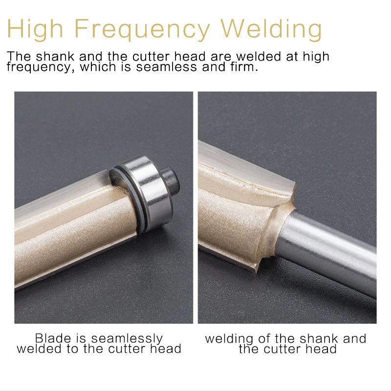 Tideway Фрезерные фрезы с хвостовиком 1/4 &quot1/2&quot для отделки дерева подшипник