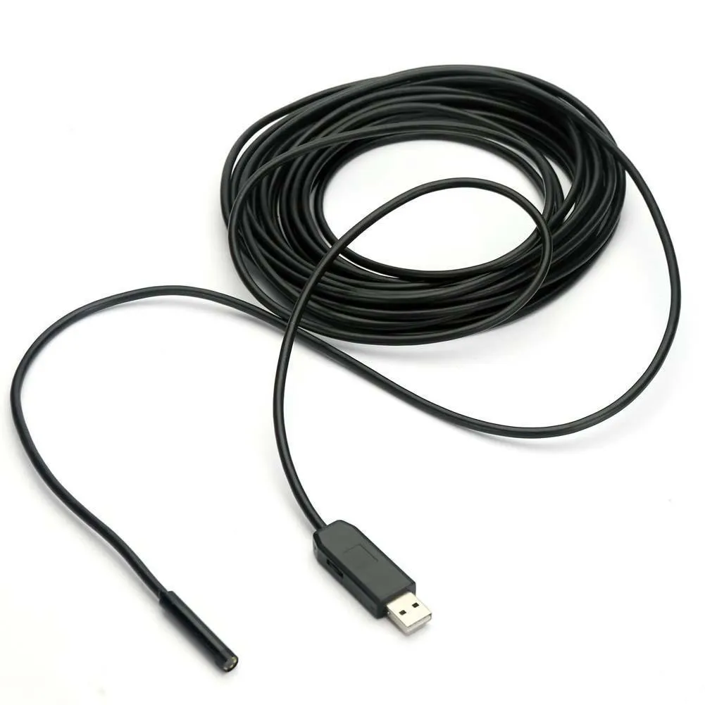 Эндоскоп 15 м 7 мм объектив 6 светодиодный USB Android эндоскоп камера осмотр эндоскоп светодиодный водонепроницаемый телефон ПК бороскоп#3