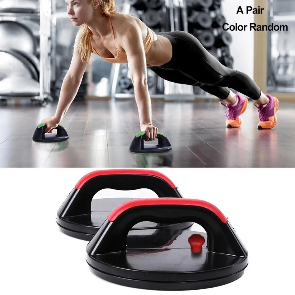 1 Pair Of Rotating Push Up Stands Bars Push-Up Bar - Rotating Push Up Bars Reduce Wrist Strain - Professional Quality