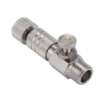 

1/8" Plug Coupling Disconnect Air Hose Airbrush Connecter Replacement Quick Release Adapter Tools Coupler Silver Disconnecting