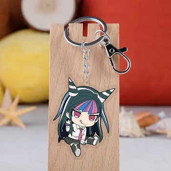 

Danganronpa V3: Killing Harmony Key Chain Akamatsu kaede Cosplay Acrylic Double Side Figure Key Ring Gift