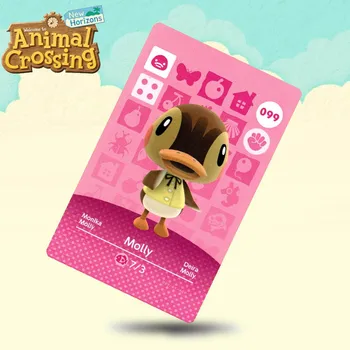 

099 Molly Animal Crossing Card Amiibo Cards Work for Switch NS 3DS Games