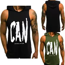 Мужская спортивная одежда для бодибилдинга, толстовка с капюшоном, футболка с капюшоном