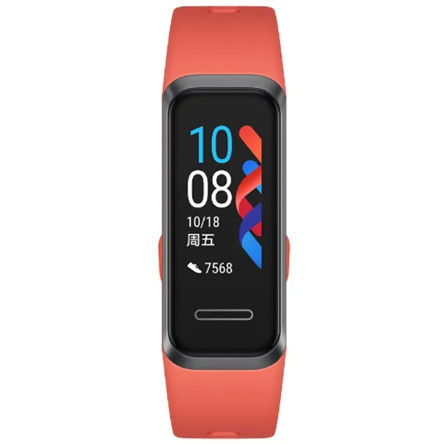 Global Orange Смарт-браслет huawei Band 4 Global 0,9" цветной AMOLED сенсорный цветной экран Мониторинг здоровья пульса зарядка через USB - Цвет: Global Orange