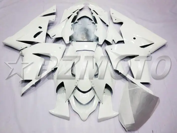 

4Gifts New ABS Motorcycle Full fairing kits fit for Kawasaki Ninja ZX-10R 2004 2005 10R 04 05 fairing set Nice all white