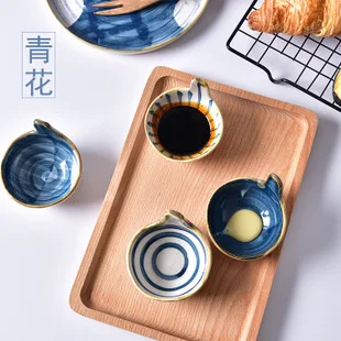Macarons одноцветная Двойная чаша с ручками простая керамическая посуда крутая Салатница большой размер алмазный шар термостойкая суповая чаша