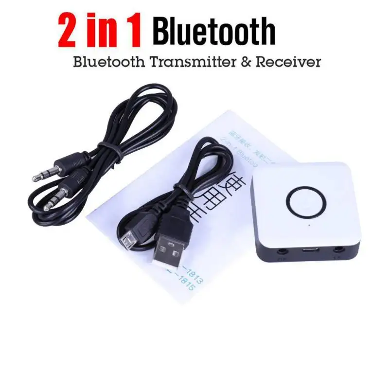 2 в 1 Bluetooth 4,2 передатчик Музыка Аудио приемопередатчик приемник громкоговоритель коробка адаптер для наушников 3,5 мм стерео интерфейс