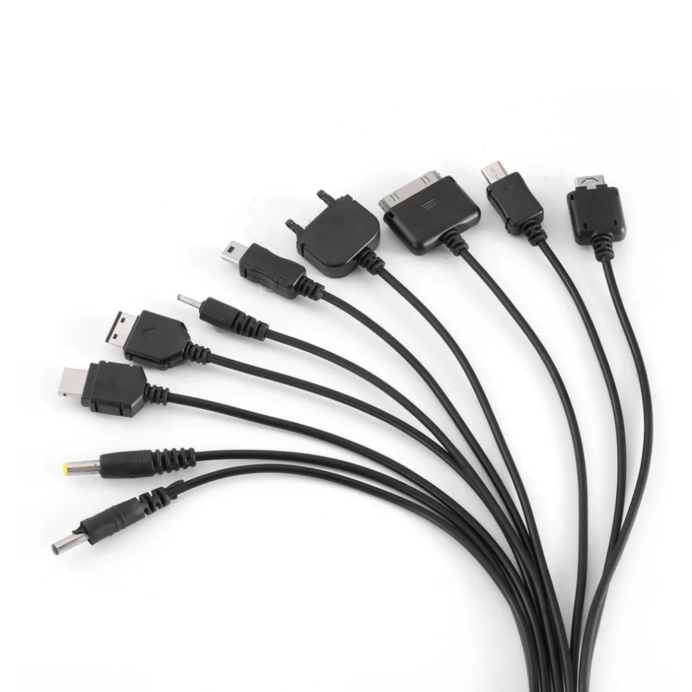 10 в 1 универсальный портативный легкий многофункциональный Стандартный usb-кабель для зарядки, совместимый с большинством брендов телефонов