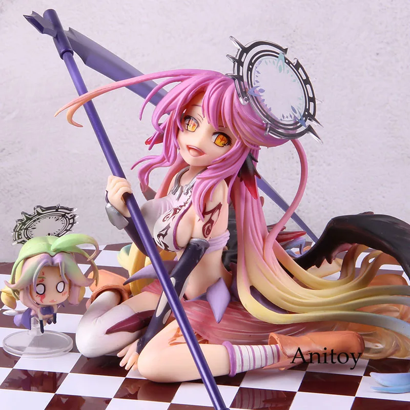Аниме Нет игры нет жизни Zero Jibril Great War Ver. 1/7 Масштаб ПВХ фигурка Коллекционная модель игрушки