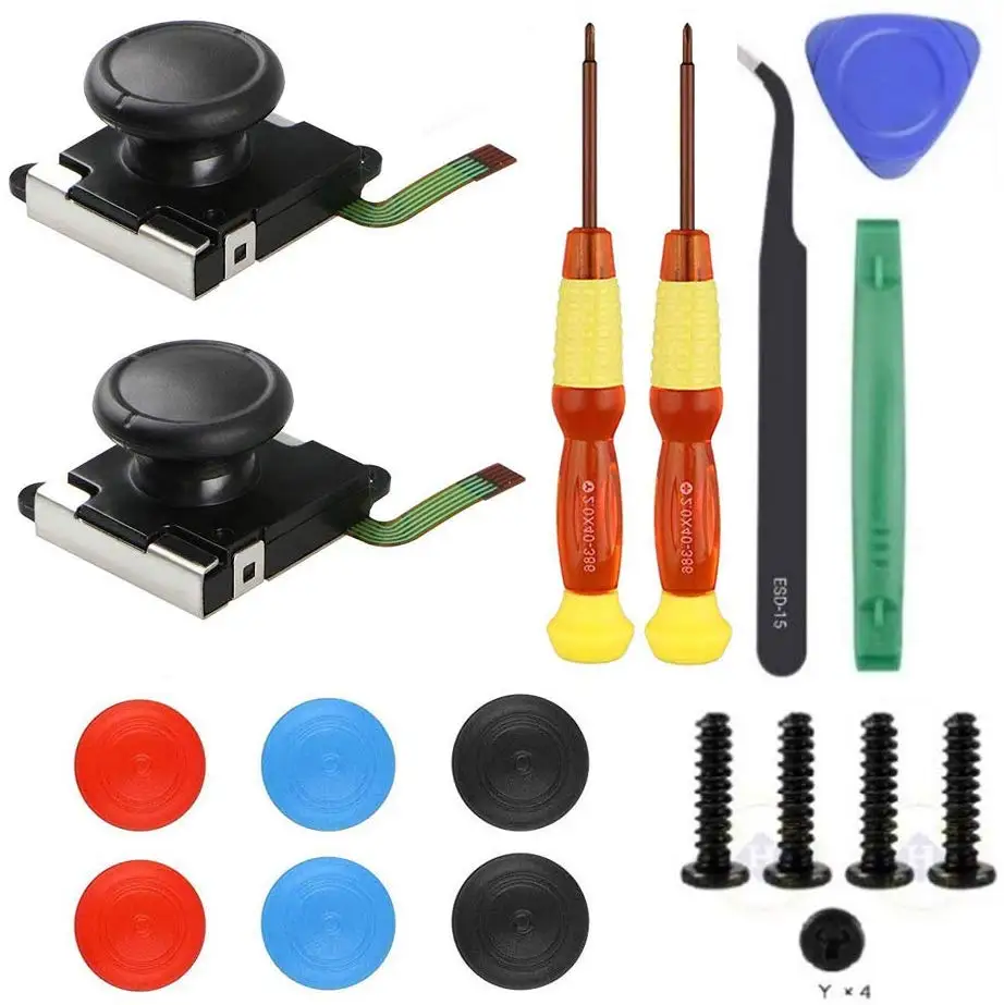 Left/Right Joystick NS Controller For Nintendo Switch 3D Analog Sensor Rocker Stick Tweezer Pry Bar Screws Repair Tool | Электроника