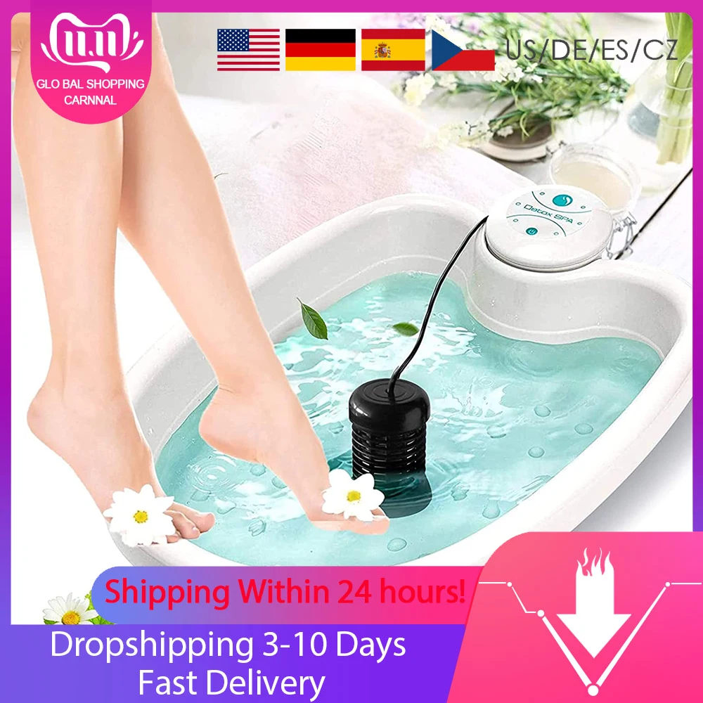 Foot Spa Bath Massager Machine Mini Detox Electric Cleanse Massage Health Products | Обустройство дома