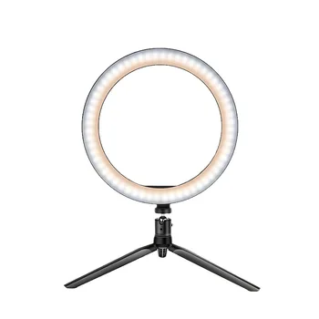 

16Cm with Tripod Stand Face Beauty Equipment Led Lamp Smart for Smartphone Rgb Selfie Stick Mobile Phone Holders Ring Light