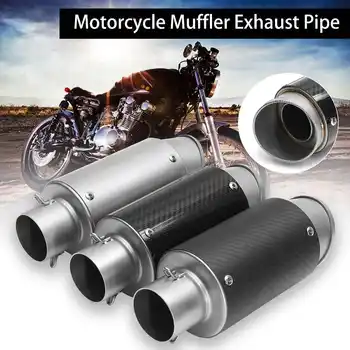 

38-51mm Stainless Steel Universal Motorcycle Exhaust Muffler Tail Pipe for ATV Quad For Honda CB500 550 for Yamaha/Suzuki/Kawaki