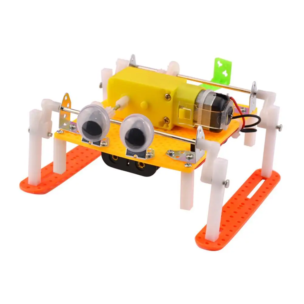 GloryStar DIY ходячий робот научный эксперимент детский игрушечный робот