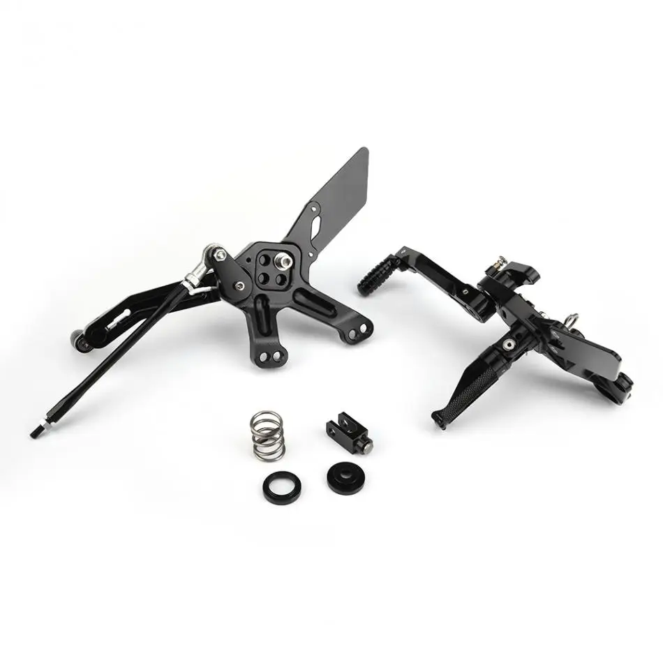 1 пара Прочный ЧПУ алюминиевый мотоцикл Rearset подножка подножки для Kawasaki Z1000 аксессуары для двигателя Новинка