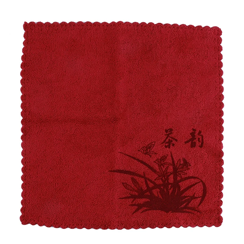 Tea Cloth Absorbent Strong Tea Napkins Tea Accessories Nice Gift Tea Towels Strong Water Absorption Special Towel