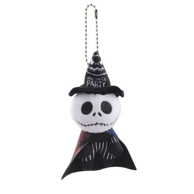 Cute The Nightmare Before Christmas Skeleton pumpkin Plush Toy Soft grimace mask Stuffed Pendant Toys Kids Halloween Gift