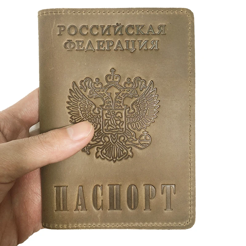 Обложка для паспорта A594 мужская из натуральной кожи|leather passport case|passport casegenuine leather