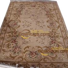 Ковер с цветочным рисунком, французский, из толстого плюша, 137X198 см, 4,5 'X6. 5'