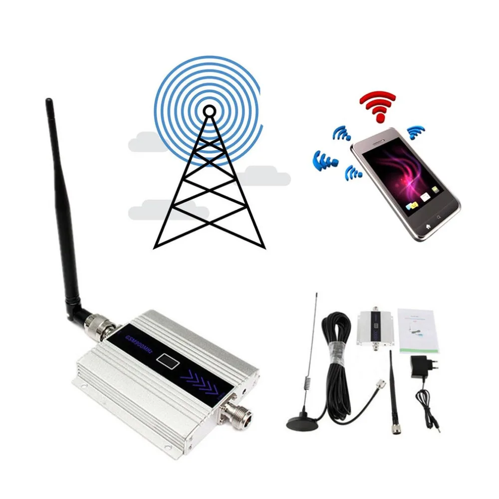 

Small Size Alloy LCD GSM 900MHz Mobile Cell Phone Signal Repeater Booster Amplifier Cellular Repeater Device EU/US Plug
