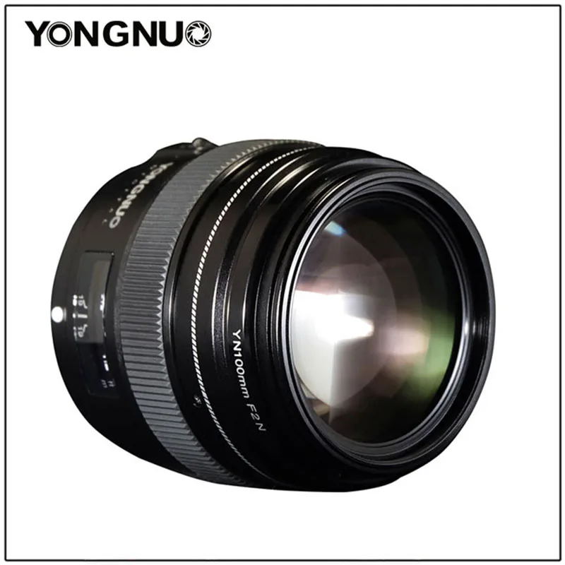 YONGNUO YN100mm F2 Средний телеобъектив с AF MF 100 мм фиксированным фокусным расстоянием F/2~ F/22 для камер Canon EOS Rebel nikon