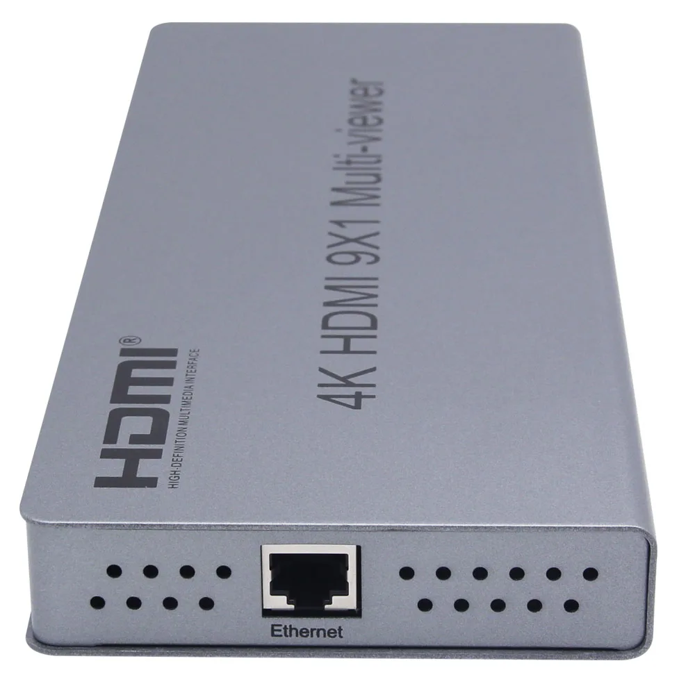 4K HDMI multi-просмотра 9x1 изображение в картинке Переключатель HDMI Quad HDTV дисплей 9 в 1 выход бесшовный переключатель фото сплиттер делитель