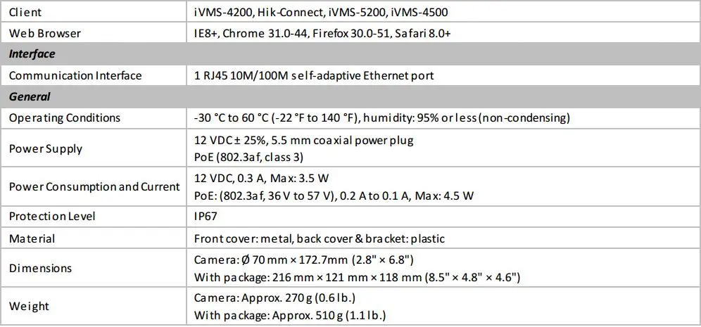 Hikvision 2MP DS-2CD1023G0E-I IR сетевая цилиндрическая камера POE H.265 1080P IR30m IP67 ip-камера ночного видения замена DS-2CD1023G0-I