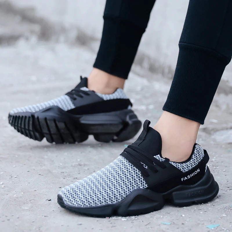 Мужские повседневные кроссовки, уличные, Flyknit, треккинговые ботинки для мужчин, удобные, дышащие, модные детские кроссовки, Прямая поставка, KLYWOO