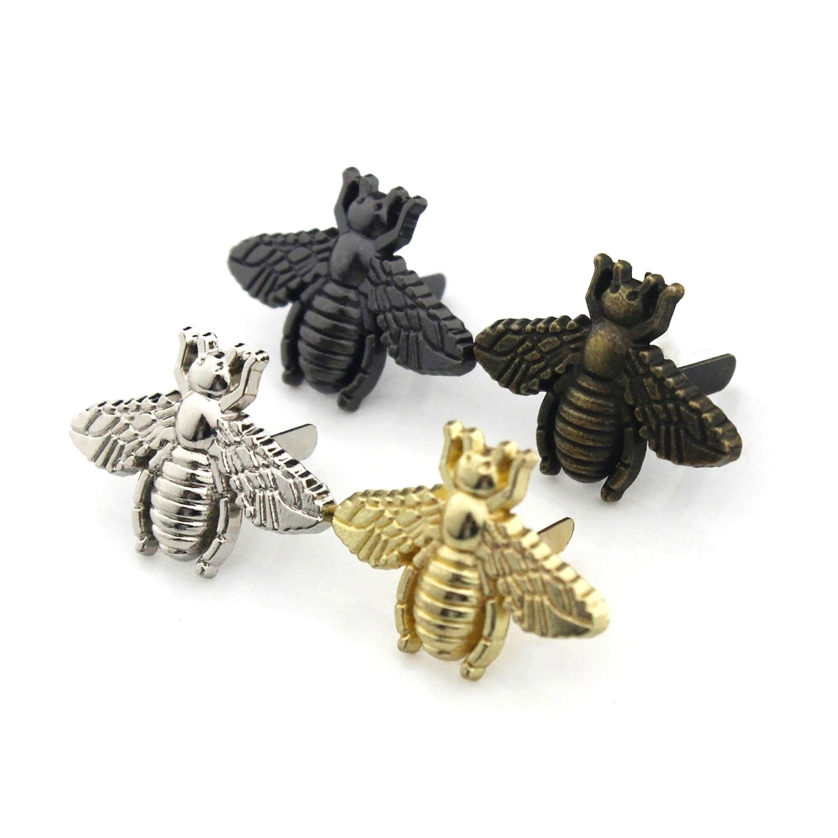 2pcs Metal Bee Shape Decoration Buckle New Style Bag Clip Clasp Hardware for Leather Craft Handbag Shoe DIY Accessories | Дом и сад