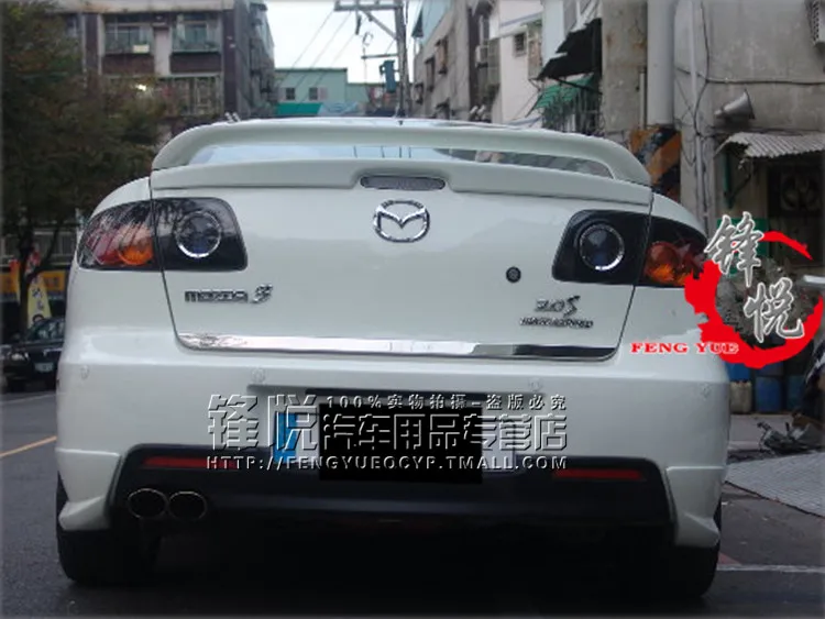 Подходит для MAZDA 3 M3 углеродного волокна задний спойлер заднее крыло