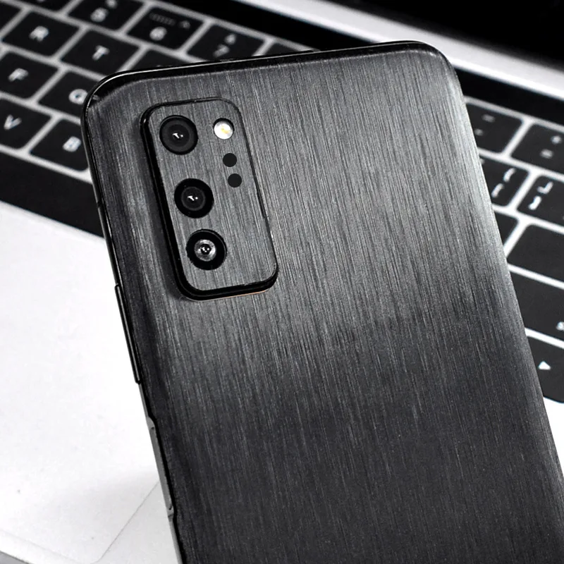 Kawat Menggambar Membran Kulit Film Pelindung untuk Huawei V30/V30 Pro/V20 Bungkus Kulit Ponsel Kembali Paste Pelindung stiker