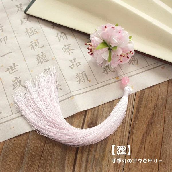 Винтажный головной убор Hanfu Классический Цветочный кисточкой шаги заколки для волос китайский стиль древние ручной работы аксессуары для волос Косплей
