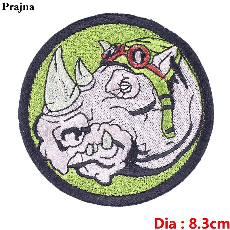 PE3727CT Нашивки для одежды панк череп наклейка рок Мексиканская аппликация полосы одежды пришить вышитые нашивки железные нашивки на одежду - Цвет: PE3727CT