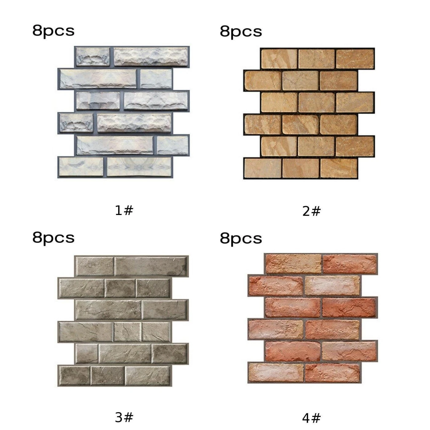 DIY старинные кирпичные наклейки для настенной плитки кухня ванная комната