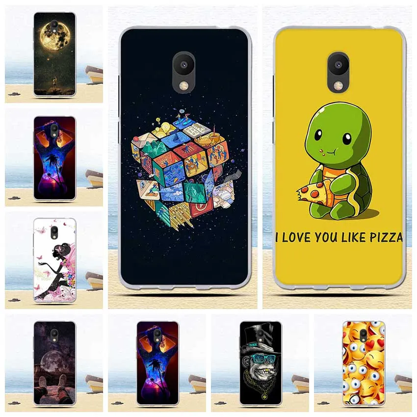 

TPU Silicone Case For Meizu M6 Meiblue 6 Meilan 6 Colorful Cartoon Luxury Case For Meiblue6 Meilan6 printed cases coque fundas