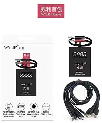WYLIE DC источник питания ток загрузки Тестовый Кабель для универсальных телефонов