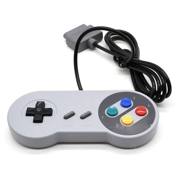 슈퍼 닌텐도 SNES 시스템용 콘솔 컨트롤 패드, 게임 패드, AV 케이블, 16 비트 컨트롤러