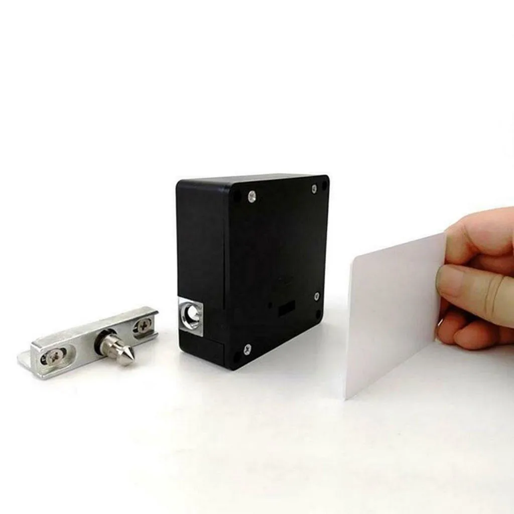 Умный электронный скрытый RFID замок для шкафа без отверстия Простая установка мебельный шкафчик шкаф ящик обувного шкафа дверной замок#10