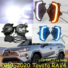 1 комплект y автомобильный бампер головной светильник для TOYOTA RAV4