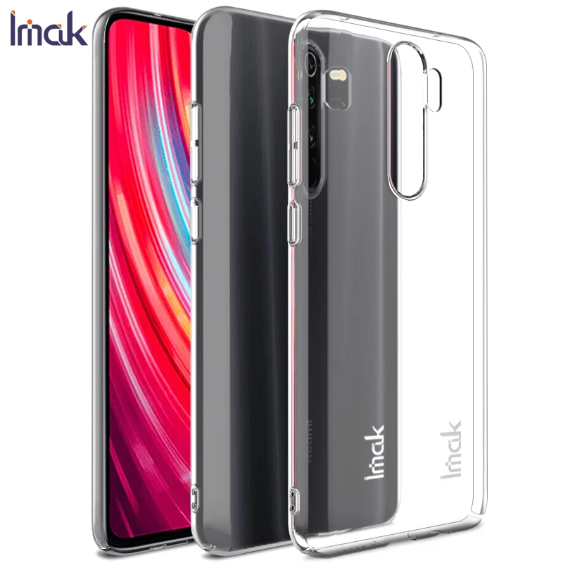 Imak Crystal Pro Полное покрытие ПК объемный чехол для Xiaomi Redmi Note 8 Pro Чехол прозрачный износостойкий жесткий чехол