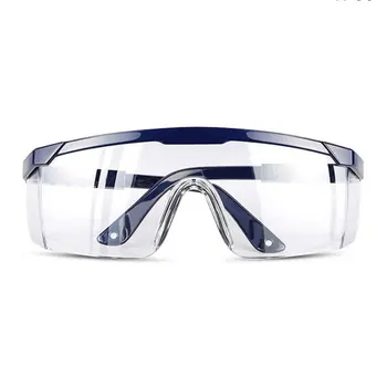 

Protective Anti-Fog Glasses Isolation Breathable Anti-Spit Goggles Fully Clear Vision Safety Anti-Splash Temples Stretchable