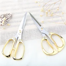Европейские ретро золотые классические ремесло из нержавеющей стали, Швейные Портной ножницы ZAKKA крест товары для шитья DIY инструмент старинные антикварные