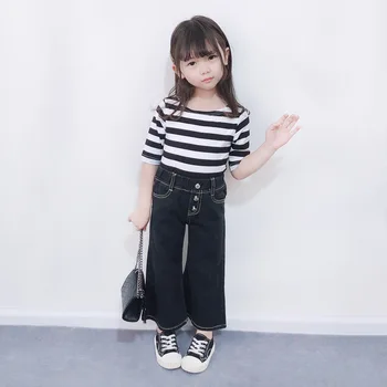 

2020 New Arrival Girls Denim Pants Spring Fashion Baby Kids Jean Pants 2-8 Years