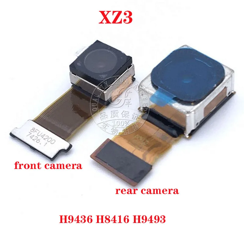 

For Sony Xperia XZ3 H9436 H8416 H9493 front small facing Selfie camera/back main camera rear camera
